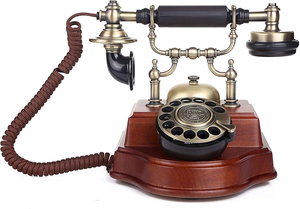 アンティーク電話 レトロ ヴィンテージ Amazon.co.jp: ロータリーダイヤル付きレトロな電話旧式のアンティーク